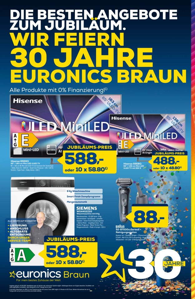 Die besten Angebote zum Jubiläum!